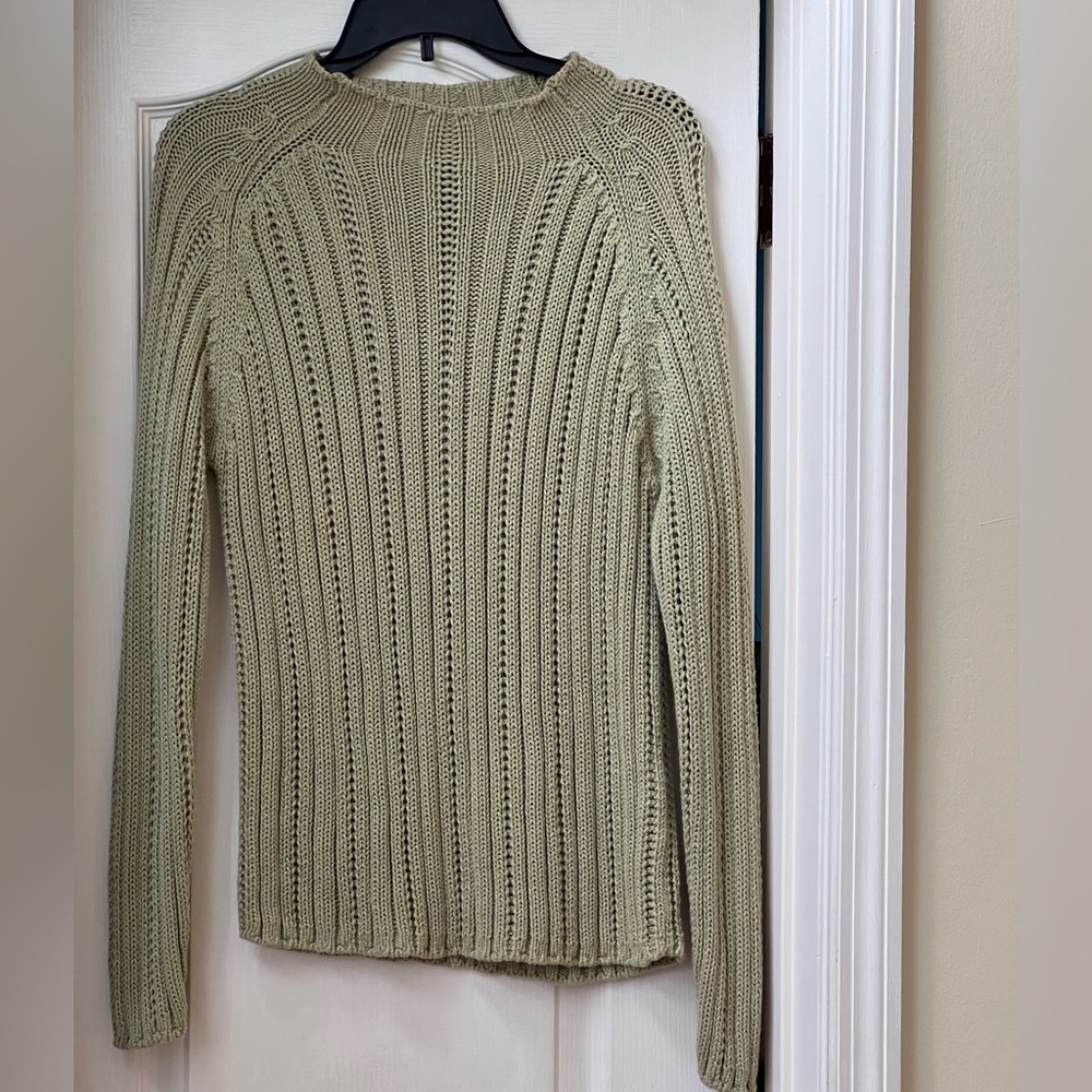 Izod Sage Green Women's Cowl Neck Sweater Large